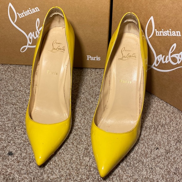 Shoes - Christian Louboutin Yellow So Kate